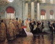 Ilia Efimovich Repin, Ceremony